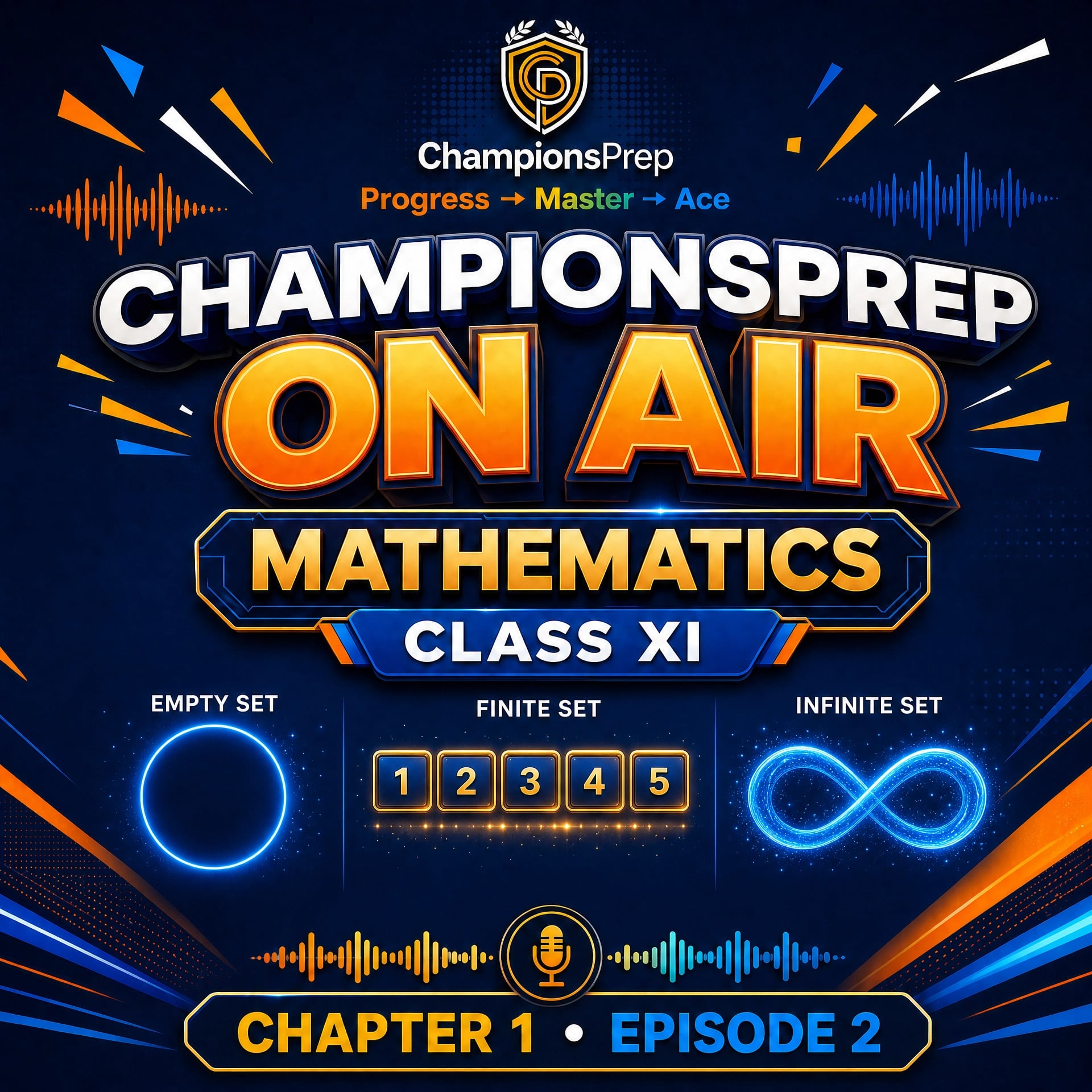 Empty Set, Finite Sets and Infinite Sets Explained with Examples podcast artwork