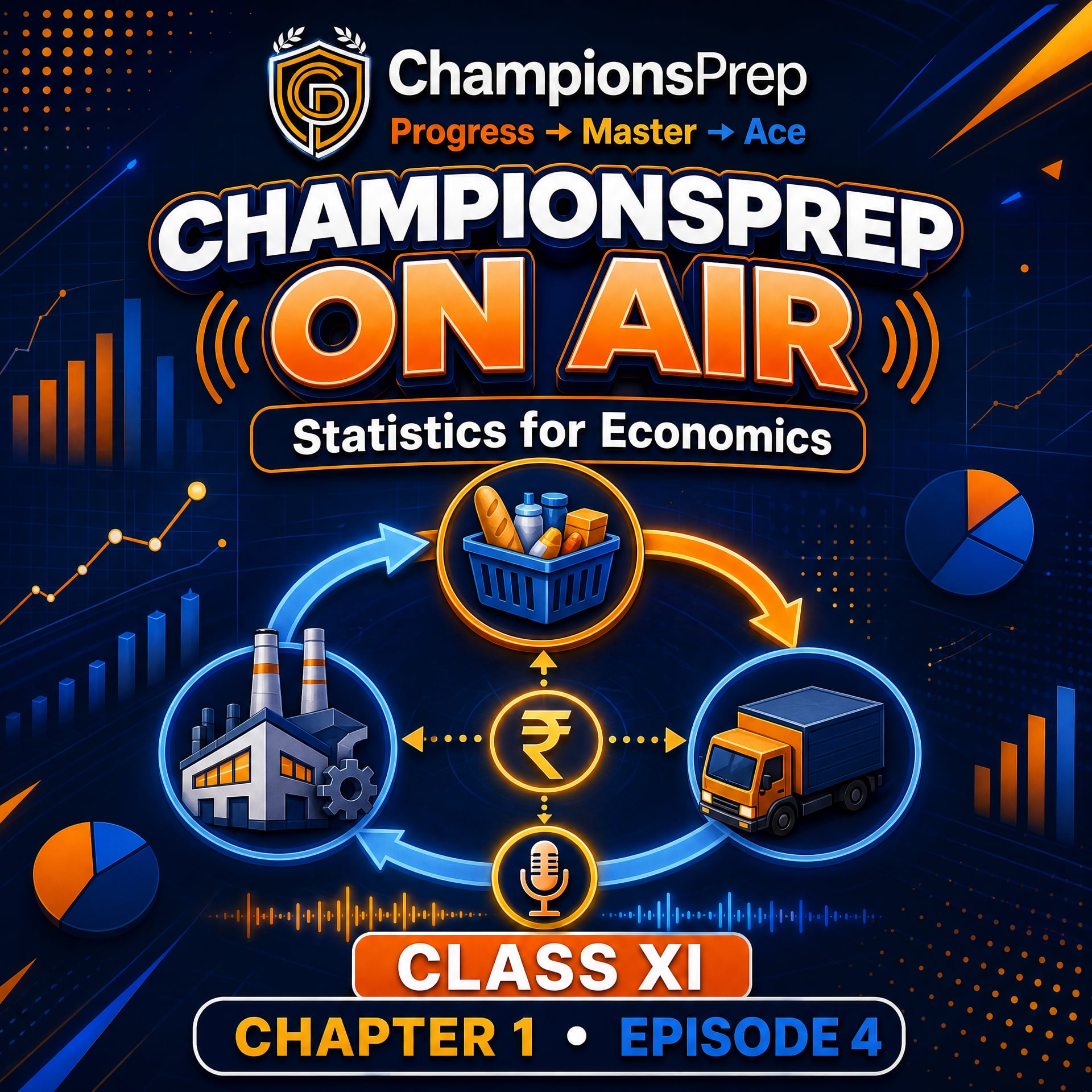 Role and Importance of Statistics in Economics (Class 11) podcast artwork