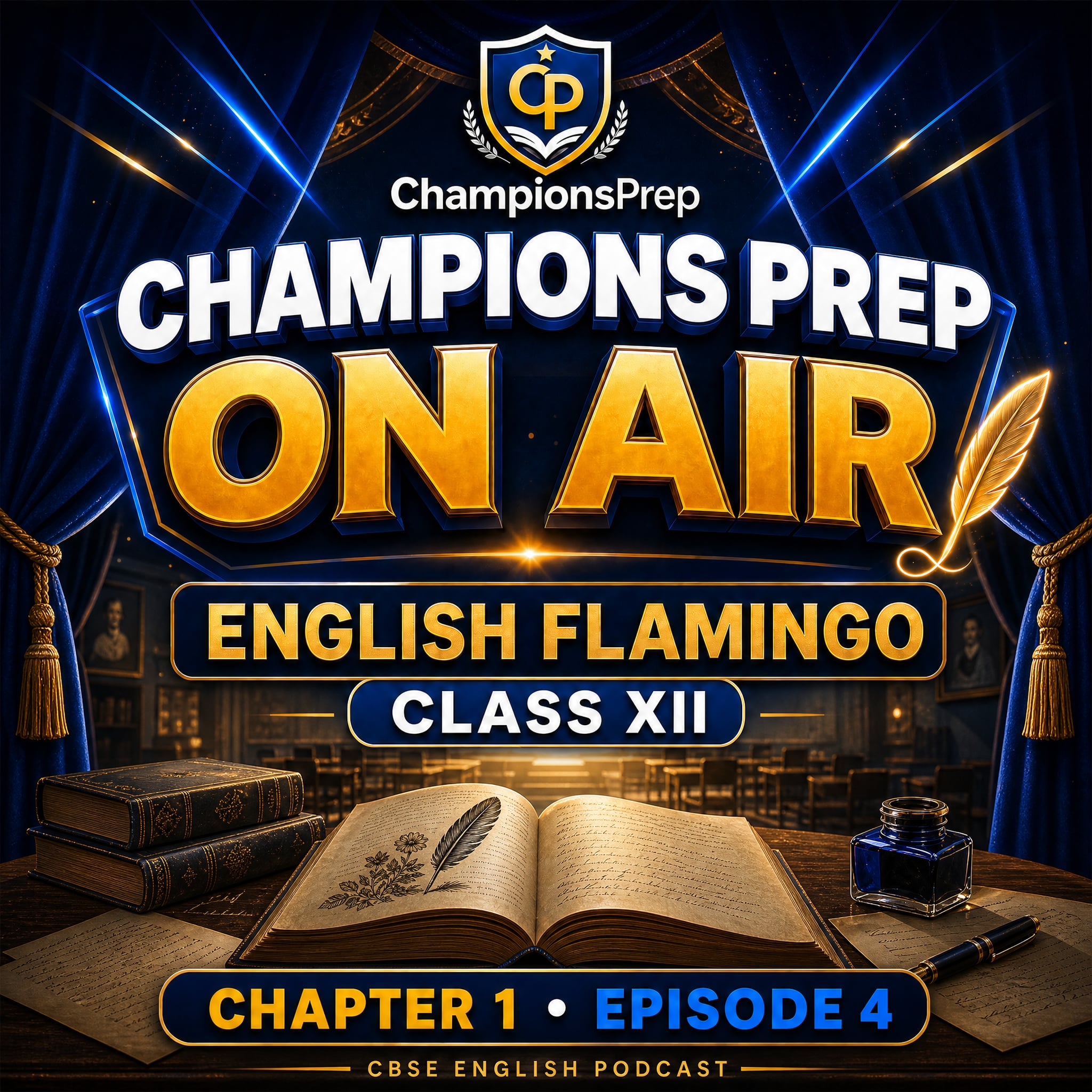 The Last Lesson: Literary Devices and Narrative Style (CBSE Class 12 English Flamingo) podcast artwork