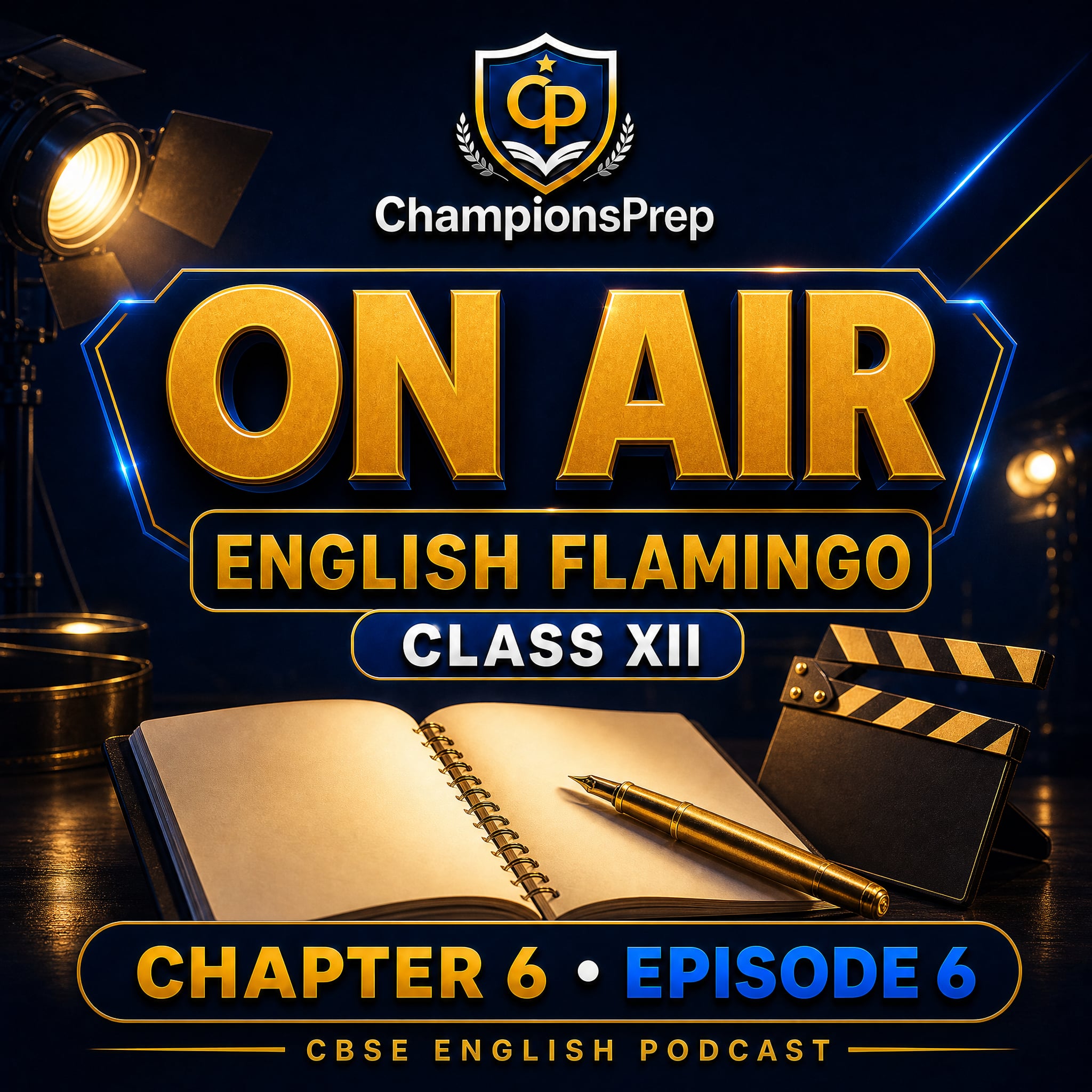 Poets and Pancakes Exam Tips, Important Questions & Revision Checklist – CBSE Class 12 Flamingo podcast artwork