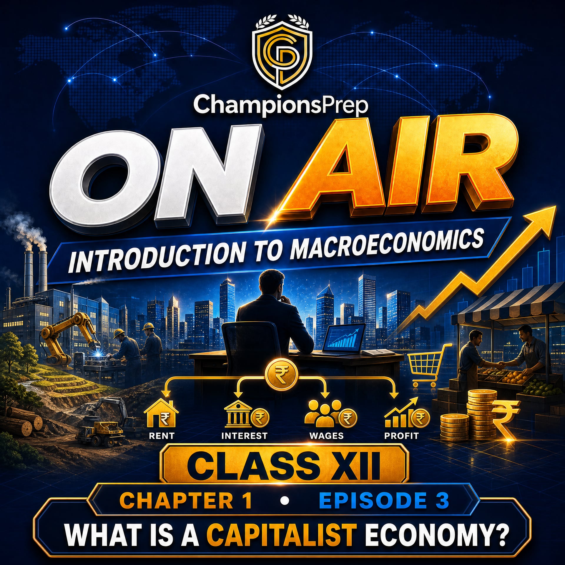 What Is a Capitalist Economy? Features Explained for Class 12 podcast artwork