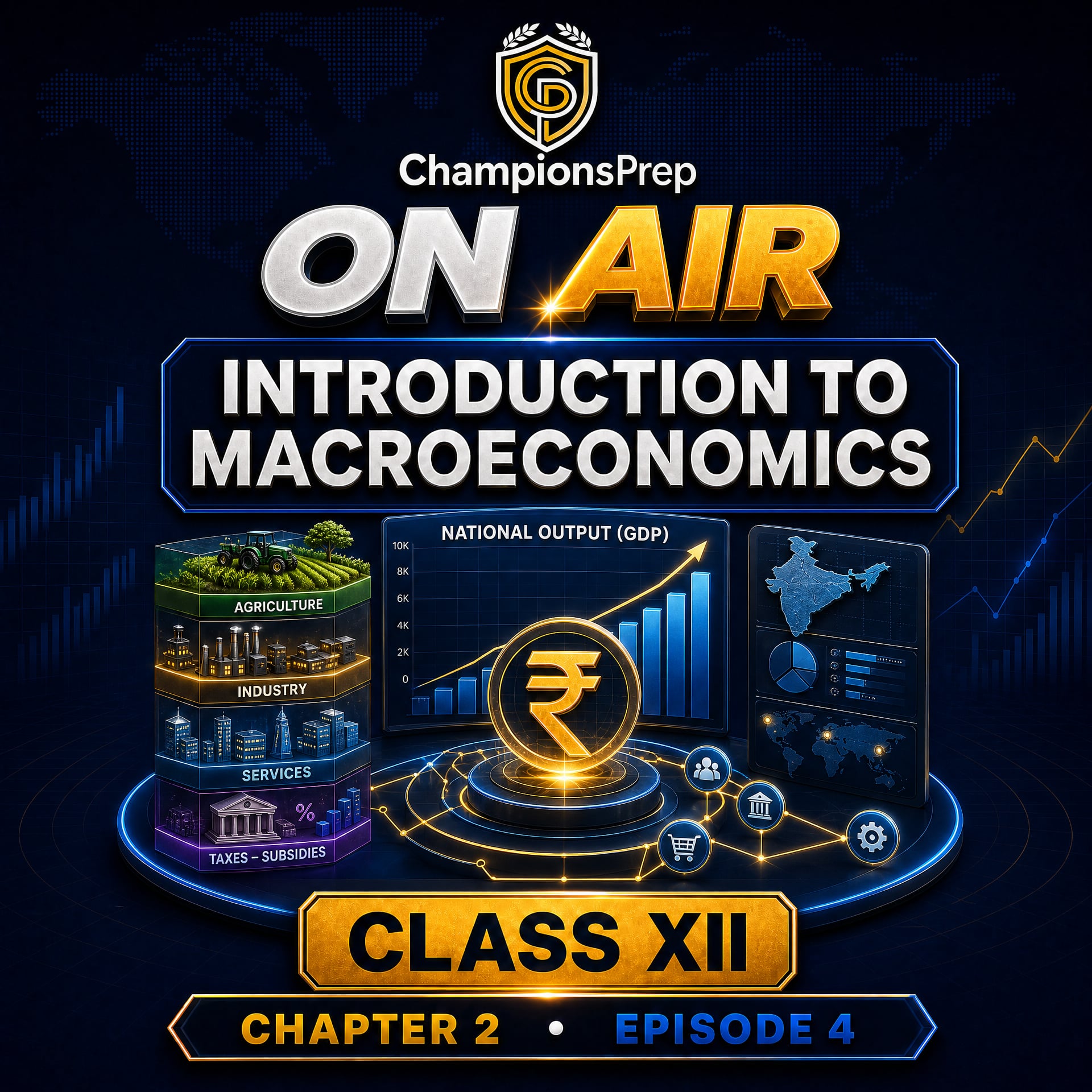 Nominal vs Real GDP, GDP Deflator, CPI & WPI Explained | Class 12 Economics podcast artwork