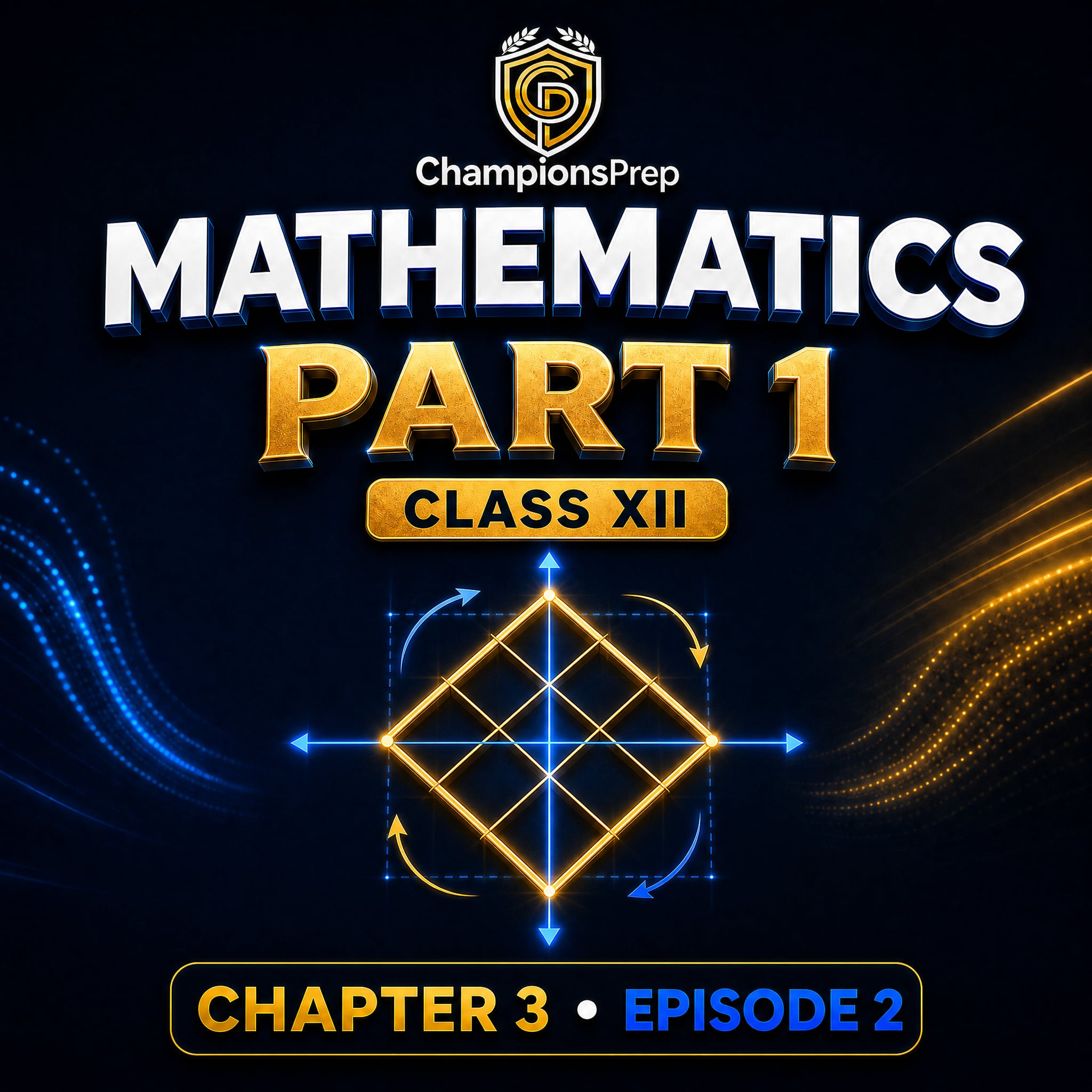Types of Matrices Explained with Examples | Class 12 CBSE Maths podcast artwork
