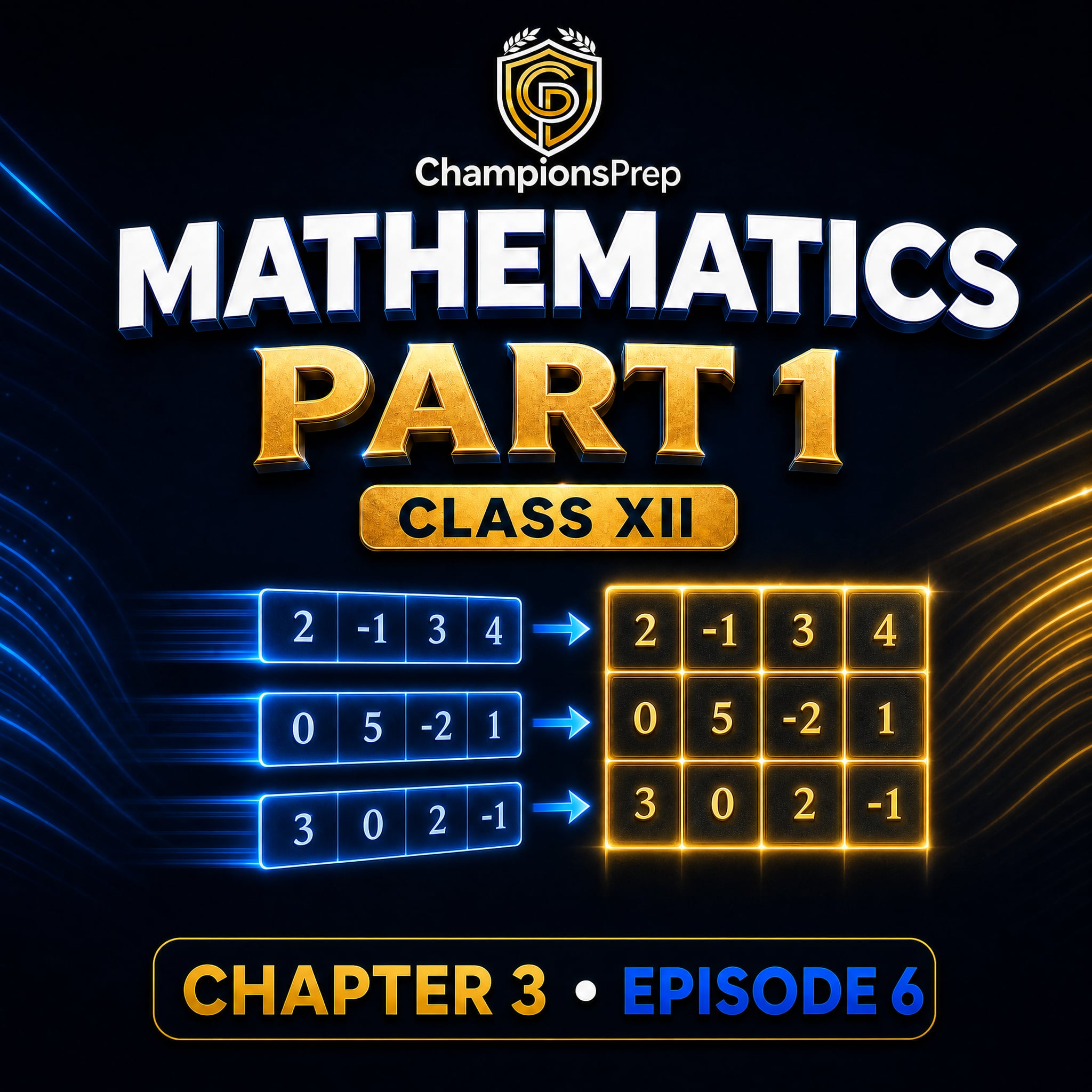 Symmetric and Skew Symmetric Matrices: Full Class 12 CBSE Guide podcast artwork