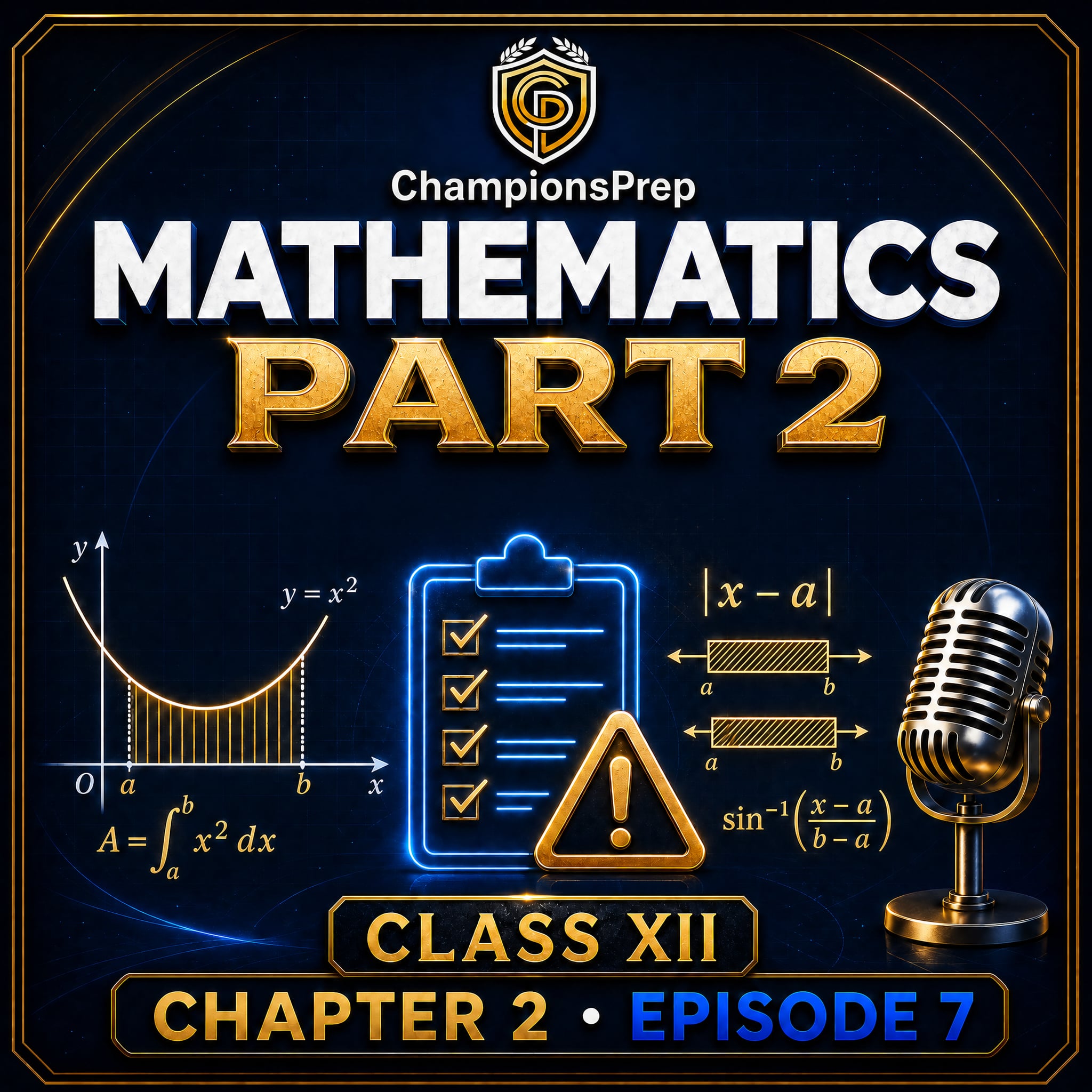 Common Mistakes to Avoid in Application of Integrals (CBSE Class 12 Exam Tips) podcast artwork