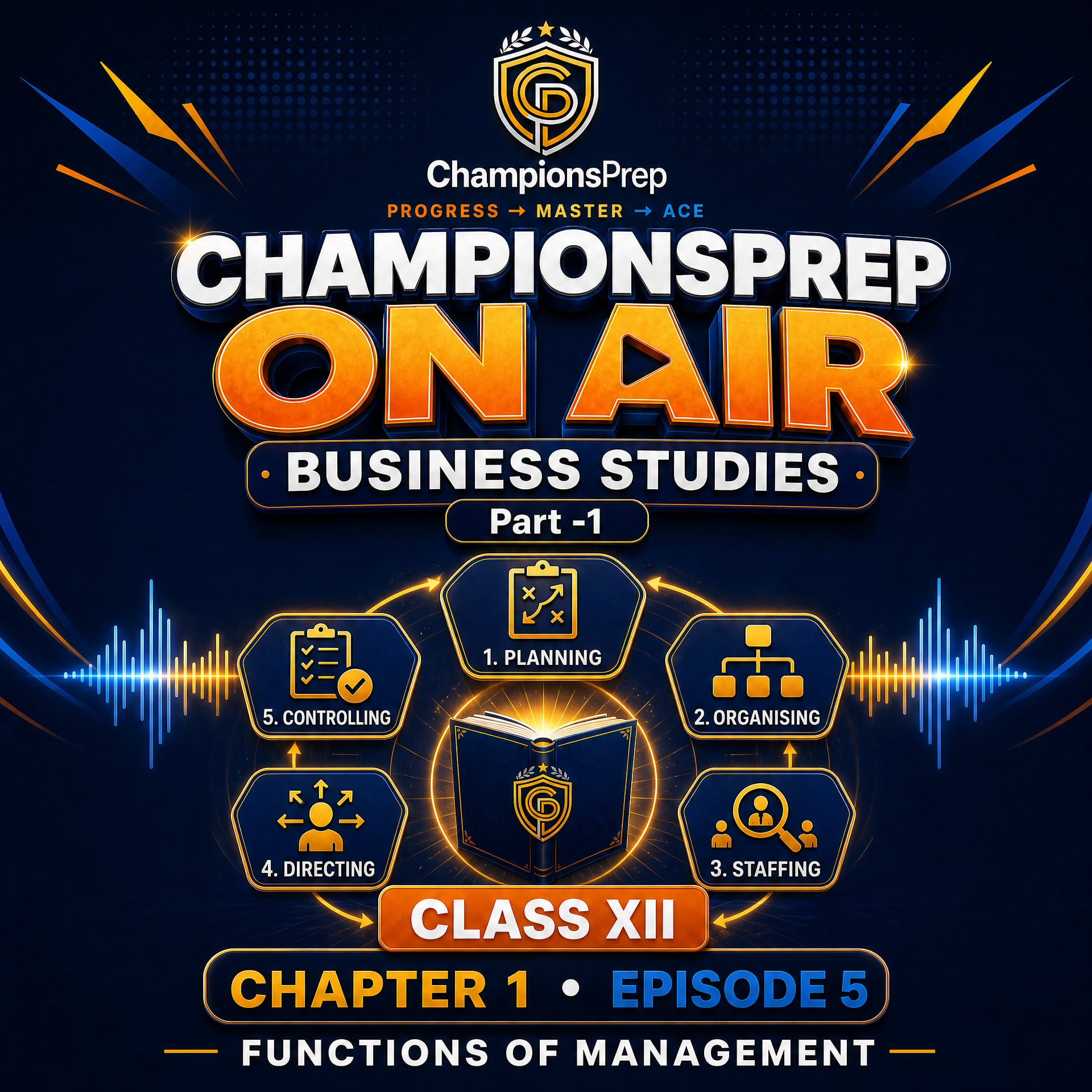 Functions of Management: Planning, Organising, Staffing, Directing and Controlling Explained podcast artwork