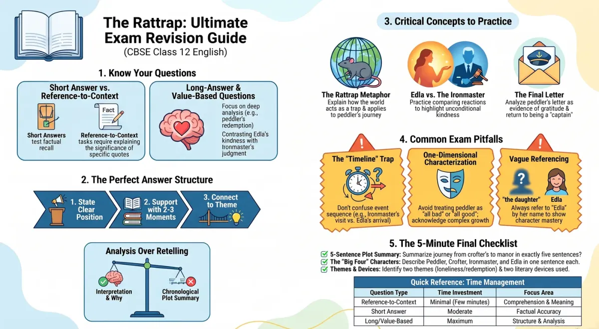 The Rattrap Exam Tips: Important Questions and Revision Checklist cover image