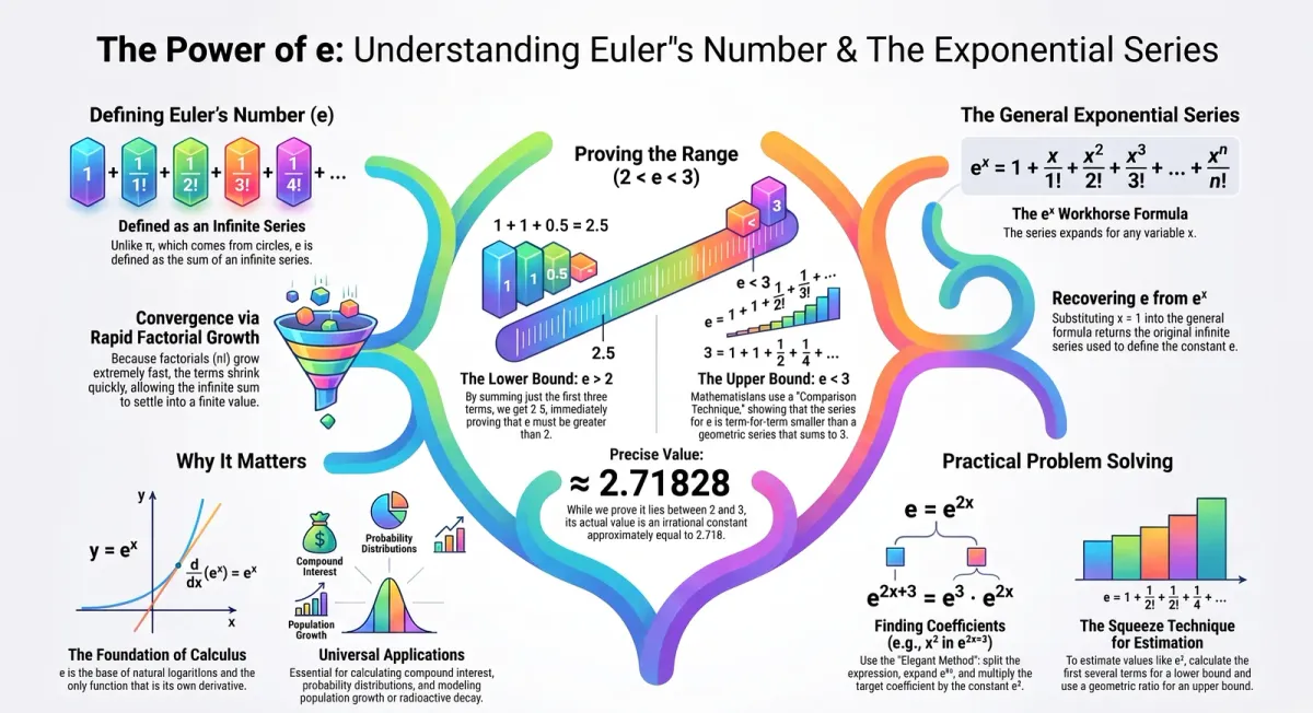 Exponential Series & Euler's Number e: Formula, Derivation & Examples (Class 11 Maths)