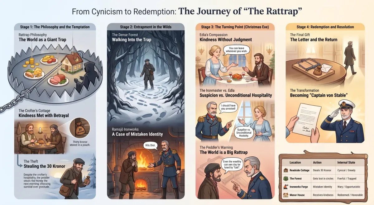 The Rattrap Summary and Analysis – CBSE Class 12 English Flamingo Chapter 4 cover image