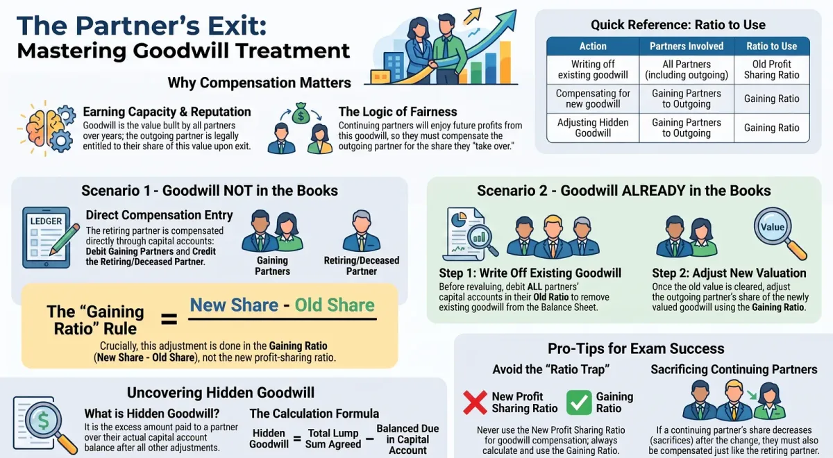 Treatment of Goodwill on Retirement or Death of a Partner cover image