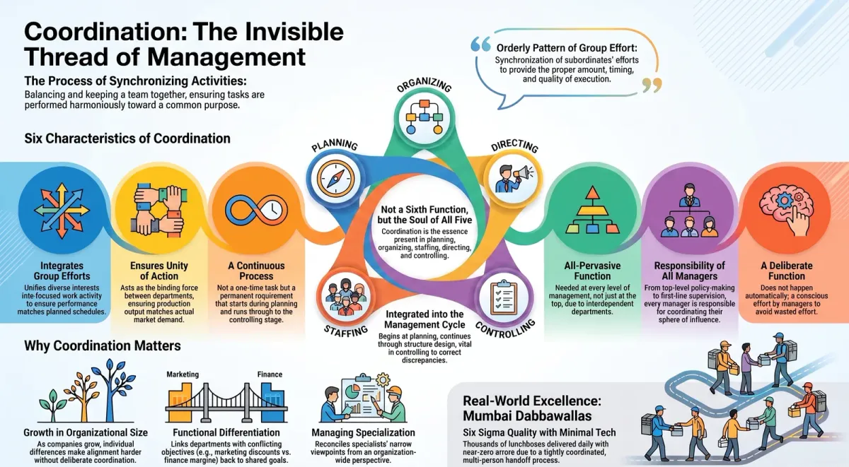 Coordination: The Essence of Management — Meaning, Characteristics and Importance