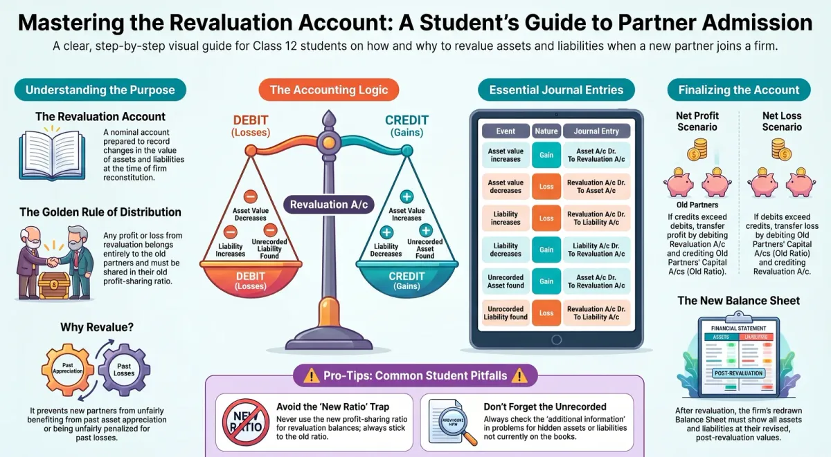 Revaluation of Assets and Liabilities on Admission of a Partner cover image