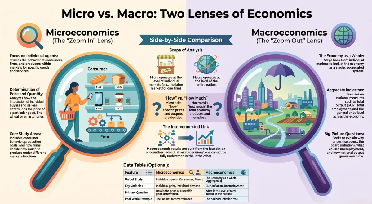 Microeconomics vs Macroeconomics: Complete Guide | Class 11 Commerce
