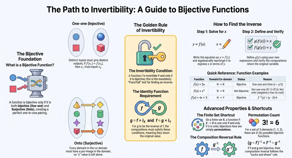 Bijective and Invertible Functions – Class 12 Maths Chapter 1 Complete Guide cover image