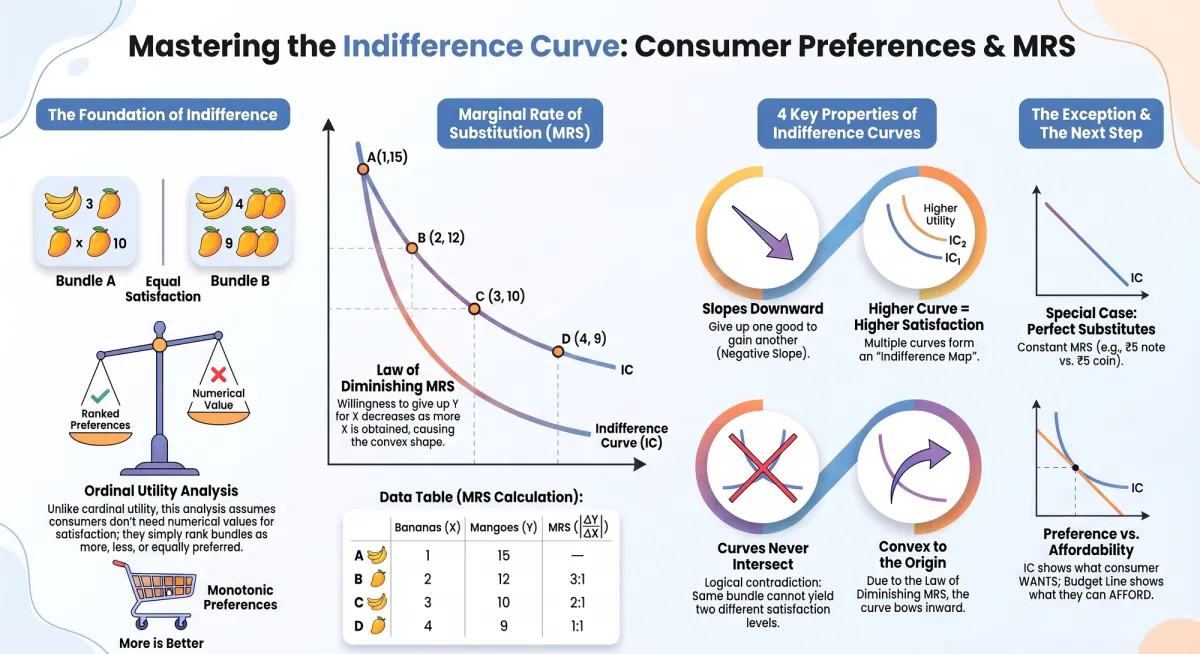 Consumer Equilibrium: Cardinal & Ordinal Approaches Explained with Examples — Visual summary and infographic