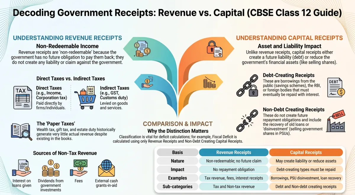 Fiscal Deficit vs Revenue Deficit vs Primary Deficit: Class 12 Guide cover image