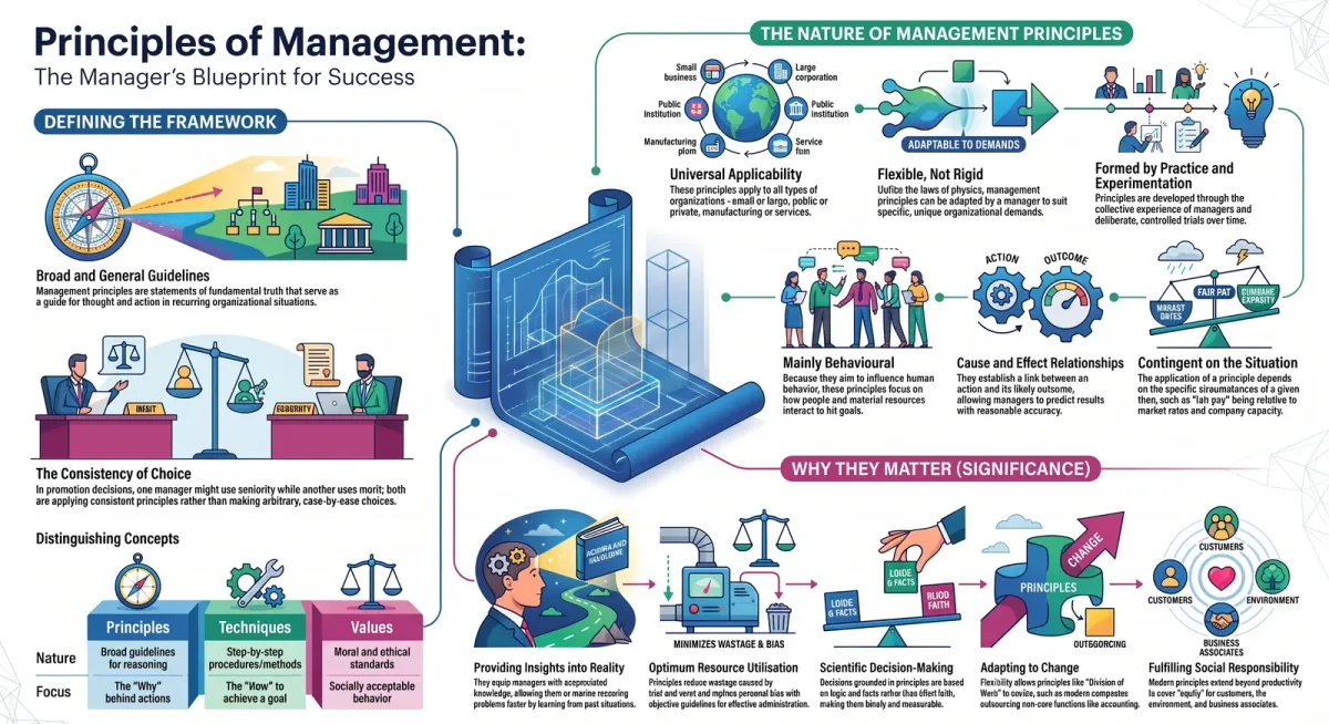 Principles of Management: Meaning, Nature and Significance
