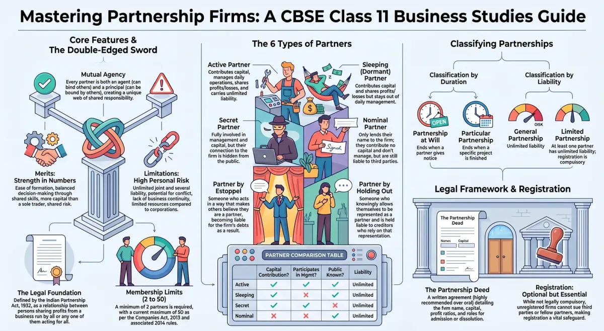 Partnership Firm: Types of Partners, Partnership Deed and Registration cover image
