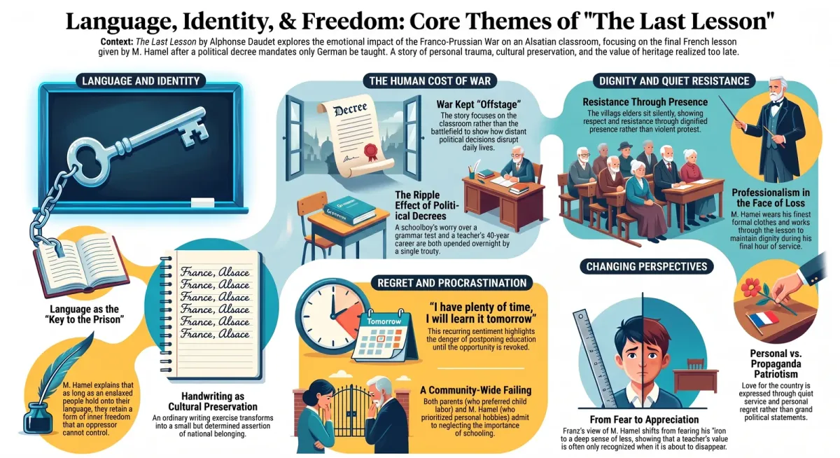 The Last Lesson Themes: Language, Identity and Freedom (CBSE Class 12 English Flamingo)