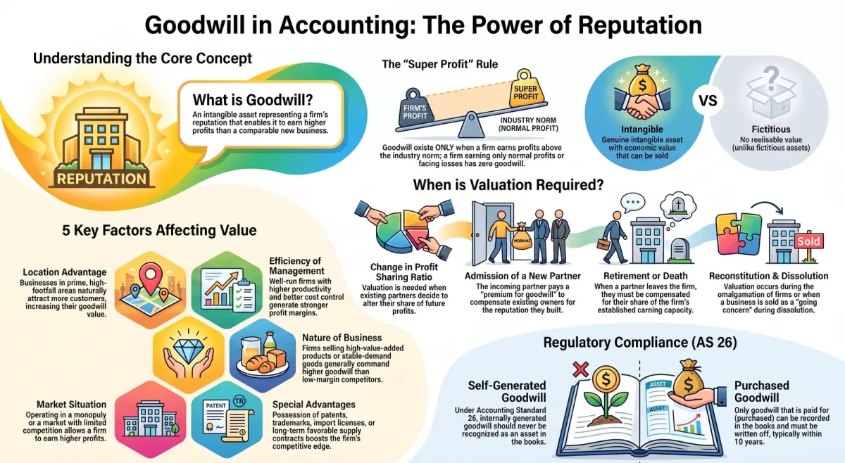 Goodwill in Accounting: Meaning, Need and Factors Affecting It cover image
