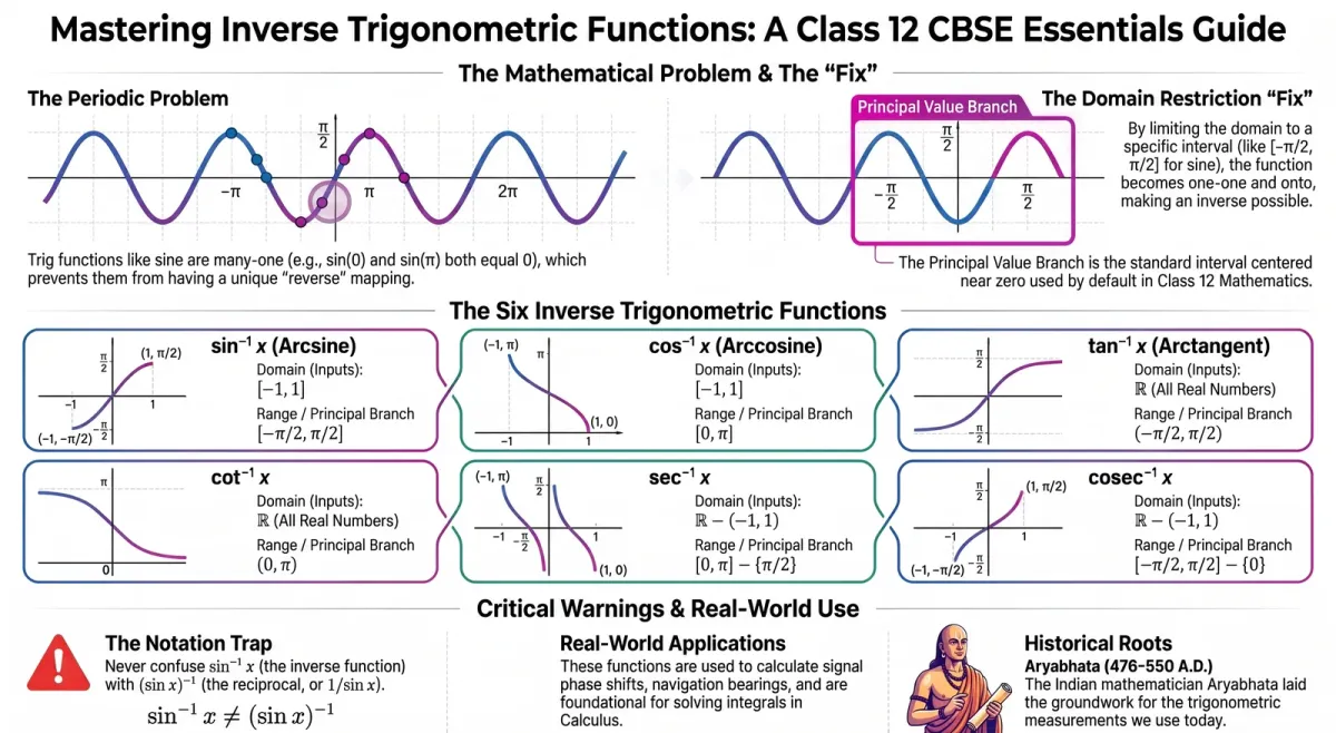 What Are Inverse Trigonometric Functions? A Complete Guide for Class 12 CBSE cover image