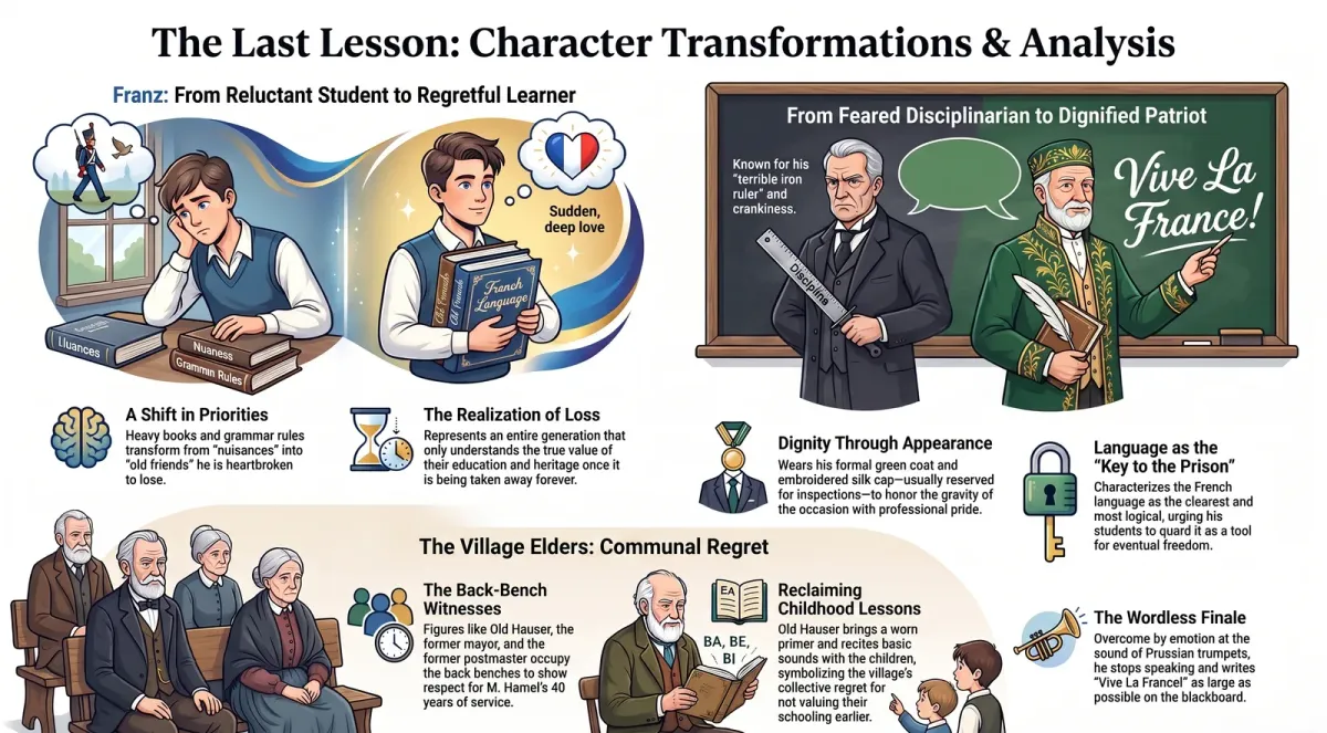 The Last Lesson Character Sketch: Franz and M. Hamel (CBSE Class 12 English Flamingo)