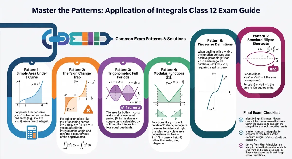 Top Solved Examples & Important Questions: Application of Integrals Class 12 cover image