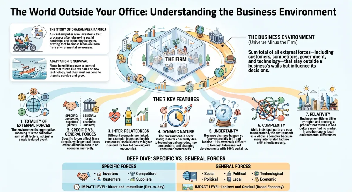 What is Business Environment? Meaning, Definition and Key Features cover image
