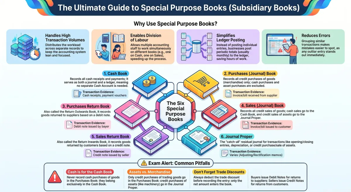 Special Purpose Books in Accounting | CBSE Class 11 Accountancy Chapter 4 cover image