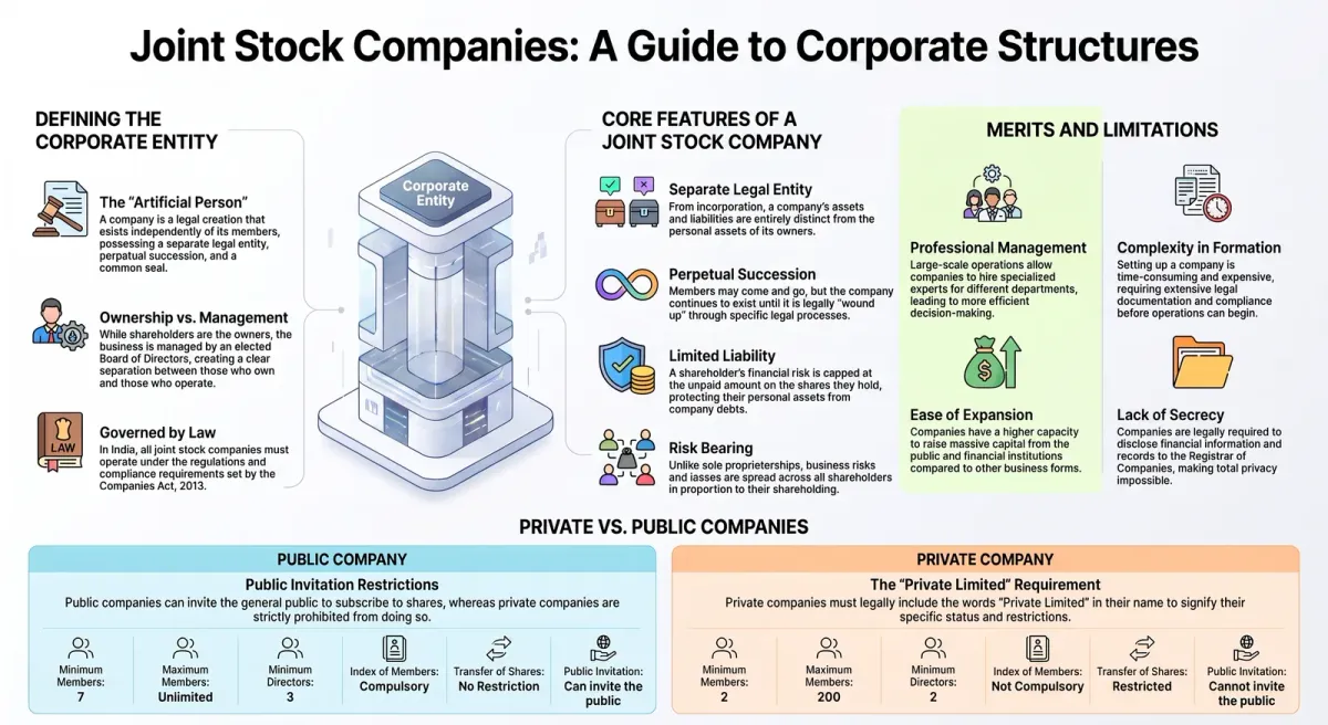 Joint Stock Company: Private vs Public Company Explained cover image