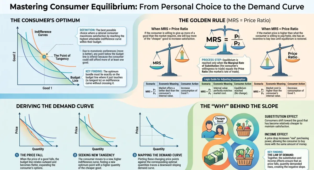 Consumer's Equilibrium and Deriving the Demand Curve (Class 11) cover image