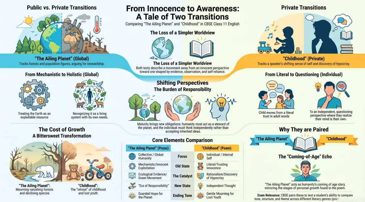 From Innocence to Awareness: Comparing The Ailing Planet and Childhood cover image