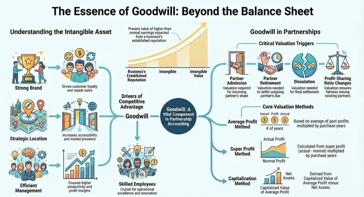 What is Goodwill in Accounting? — Comprehensive visual summary and infographic