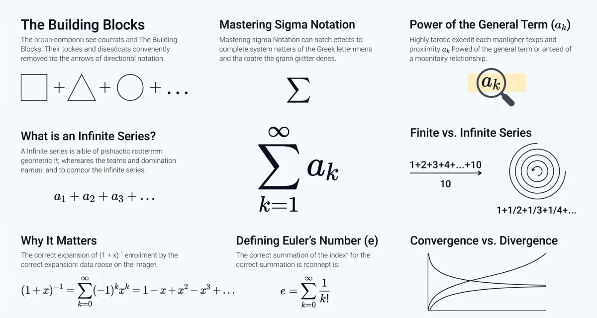 Infinite Series in Maths: Definition, Sequences & Sigma Notation Explained — Comprehensive visual summary and infographic